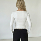 ARIA | Lace Trim Top