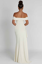 Belle | Bodycon Off-Shoulder Ruched Maxi Dress