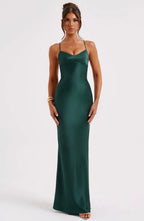 Macie | Fluida que roza el cuerpo - Vestido largo de escote corazón