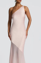 Megan | Layered Fluid Sculpted Bias-Cut Maxi Dress