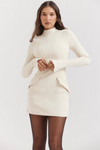 Blaire | Clean Silhouette Modern Tailored Chic Mini Dress
