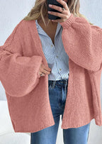 Womens Oversized Cardigan Sweaters Fall Long Lantern Sleeve Knit