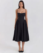 Amaria | Underwired Sweetheart Neckline Corset Midi Dress