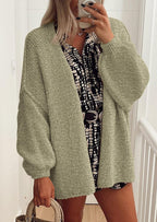 Womens Oversized Cardigan Sweaters Fall Long Lantern Sleeve Knit
