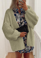 Womens Oversized Cardigan Sweaters Fall Long Lantern Sleeve Knit