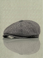 Manolo | Gorra Newsboy Redonda de Lino