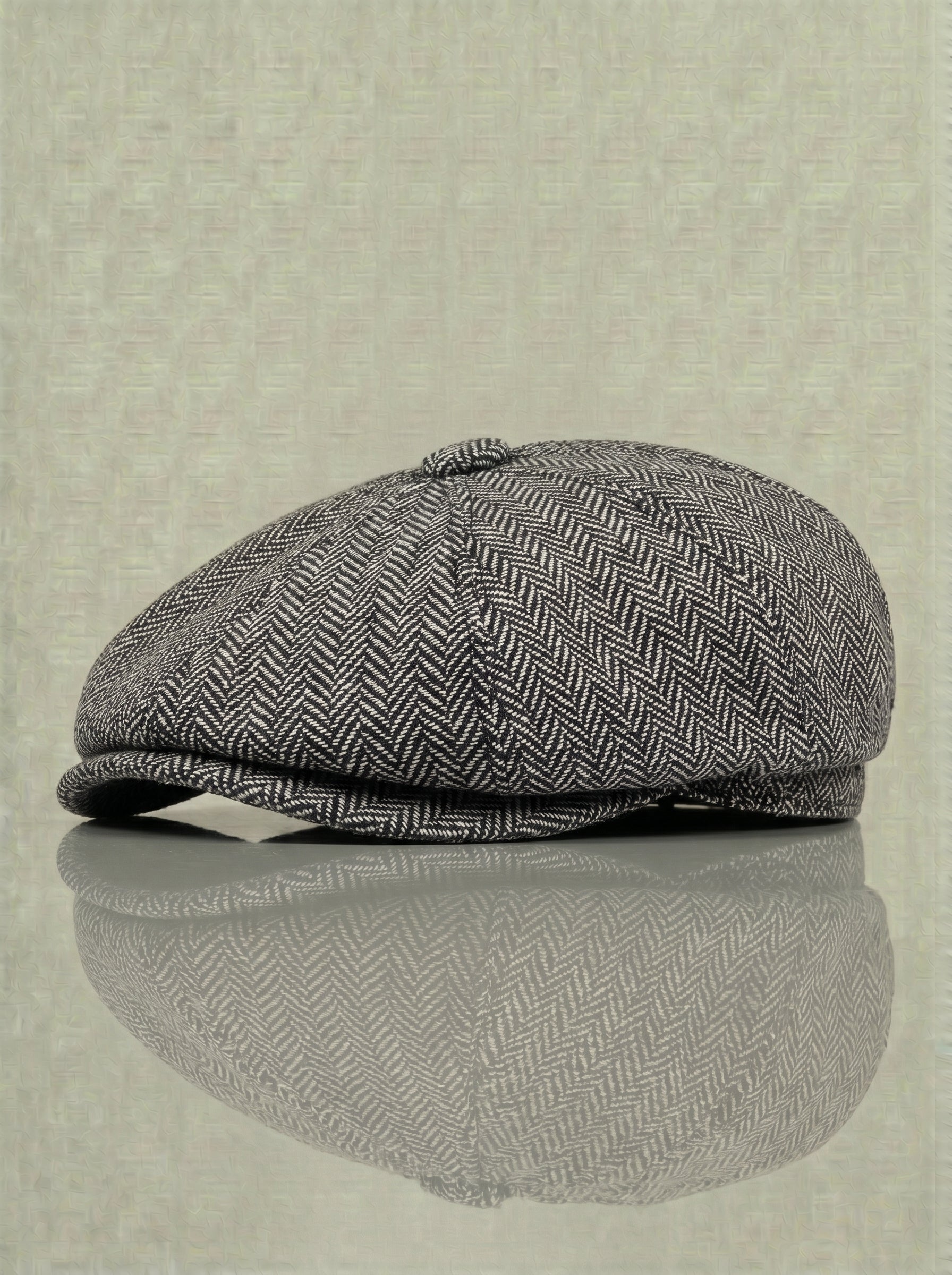 Manolo | Gorra Newsboy Redonda de Lino
