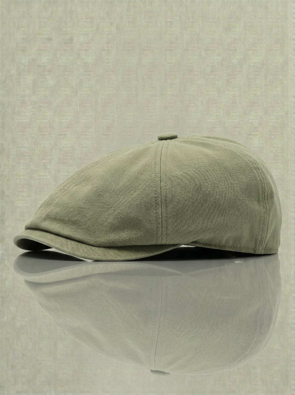 Fernando | Gorra Newsboy Redonda Hudson de Lona de Algodón