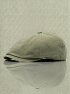 Fernando | Gorra Newsboy Redonda Hudson de Lona de Algodón