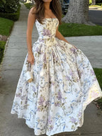 Radiance | Radiance Floral Cut-Out Maxi Dress