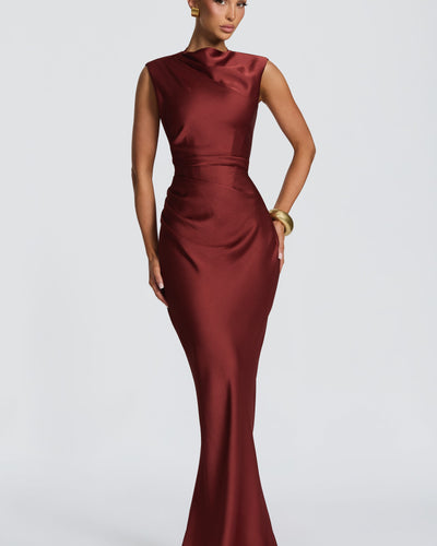 Avielle Maxi Dress - Deep Rust