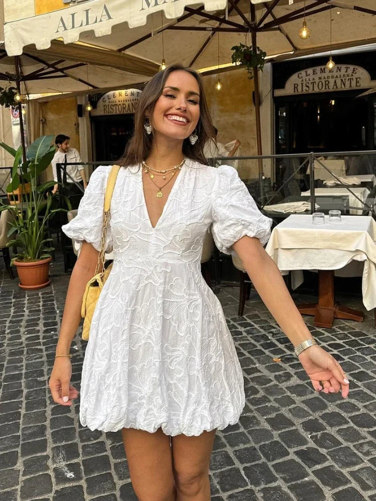 ARIA | Puff Mini Dress