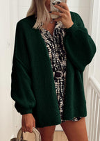 Womens Oversized Cardigan Sweaters Fall Long Lantern Sleeve Knit