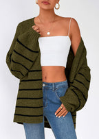 Womens Oversized Cardigan Sweaters Fall Long Lantern Sleeve Knit