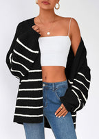 Womens Oversized Cardigan Sweaters Fall Long Lantern Sleeve Knit