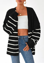 Womens Oversized Cardigan Sweaters Fall Long Lantern Sleeve Knit