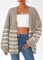 Womens Oversized Cardigan Sweaters Fall Long Lantern Sleeve Knit