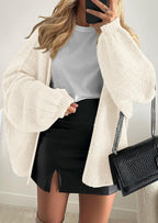 Womens Oversized Cardigan Sweaters Fall Long Lantern Sleeve Knit