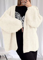 Womens Oversized Cardigan Sweaters Fall Long Lantern Sleeve Knit