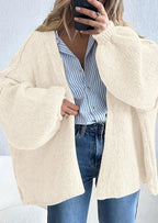 Womens Oversized Cardigan Sweaters Fall Long Lantern Sleeve Knit