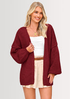 Womens Oversized Cardigan Sweaters Fall Long Lantern Sleeve Knit
