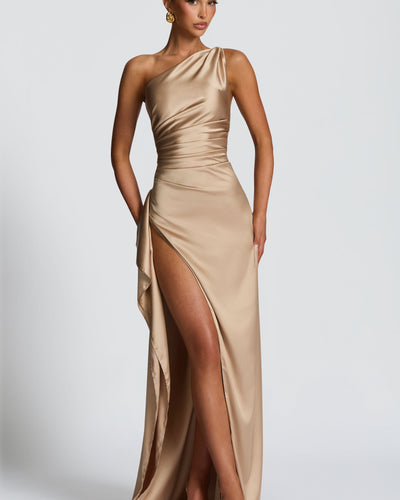 Ariel Maxi Dress - Champagne