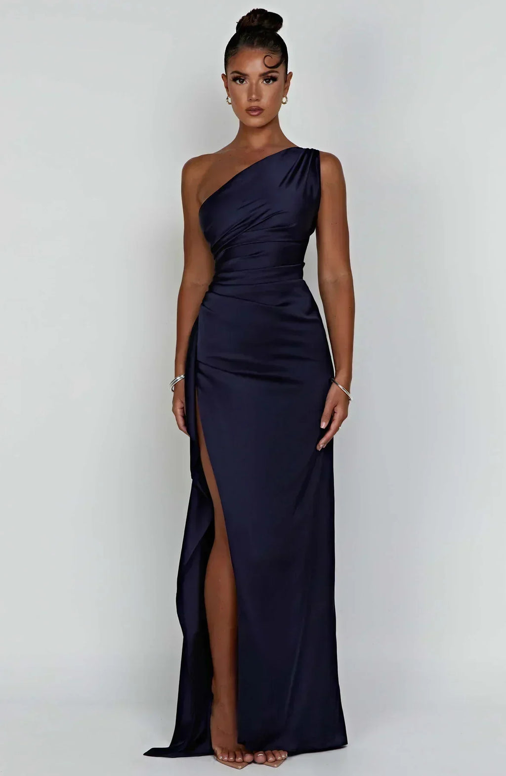 Grace | Elegant Long Slip GownSatin Maxi Dress