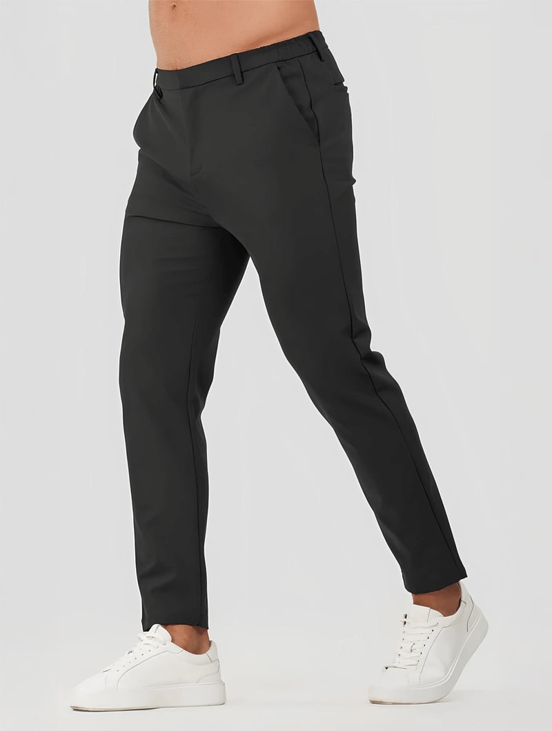 Rocio Pantalones Rectos - Negro