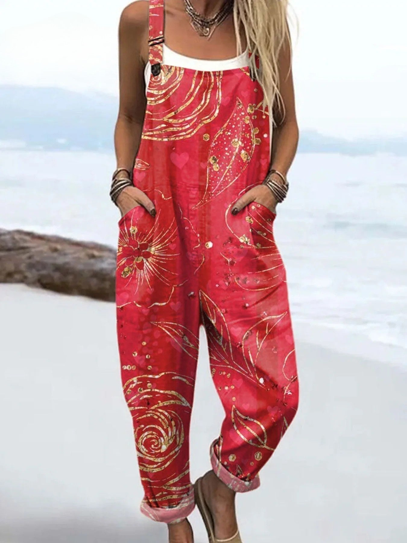 Wildflower Drift Dungarees
