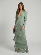 Salvia | Vestido Flecos
