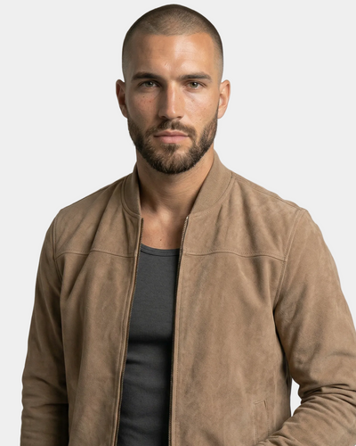 Adrián – Abrigo bomber premium de Terciopelo