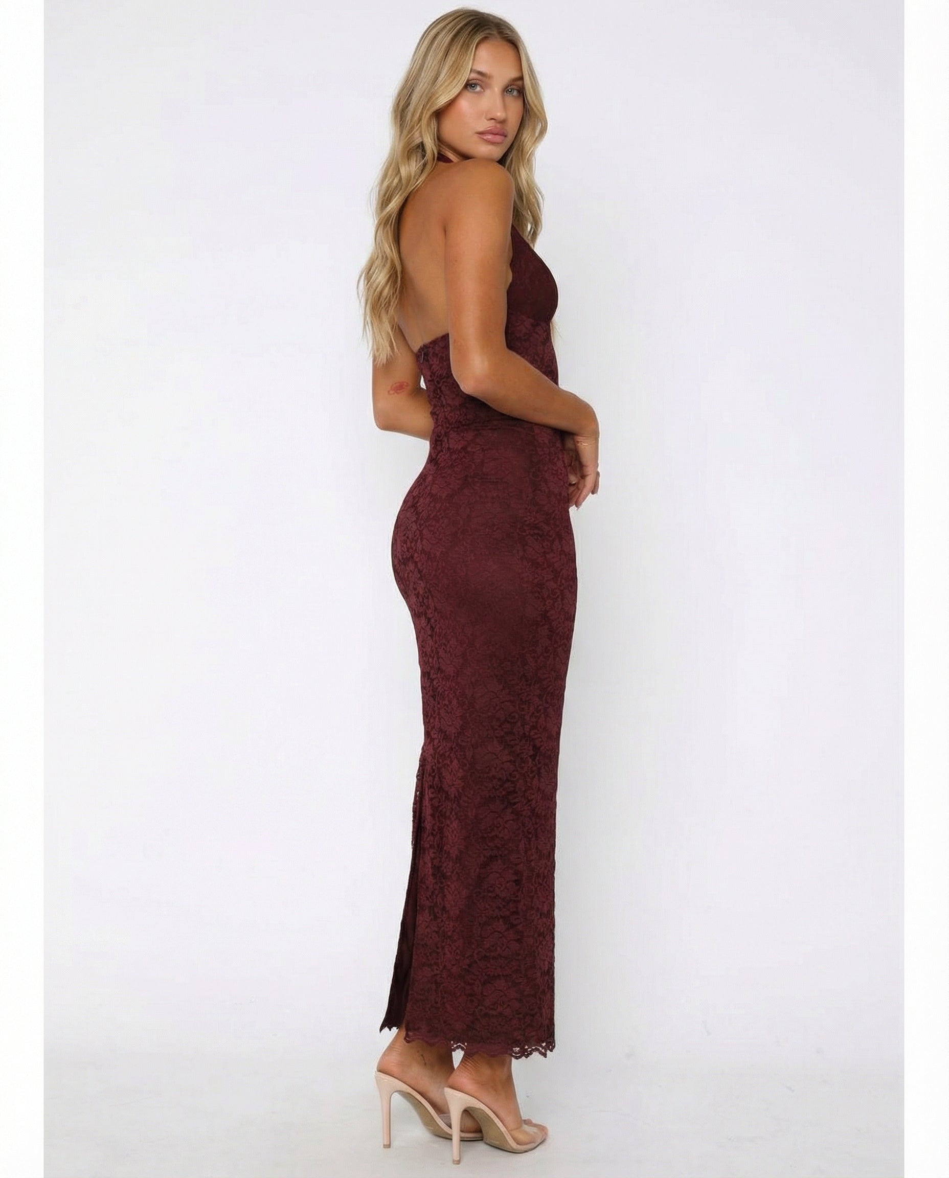 Eclora | Lace Maxi Dress