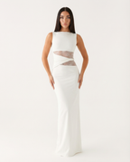 Lace Illusion Maxi