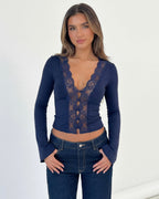 Lace Muse Long Sleeve Top
