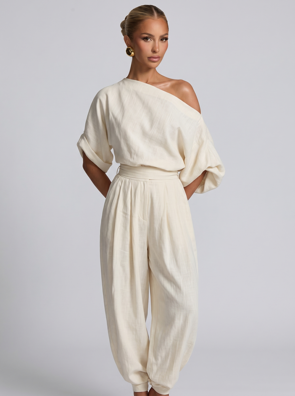 Conjunto de Lino Off-white
