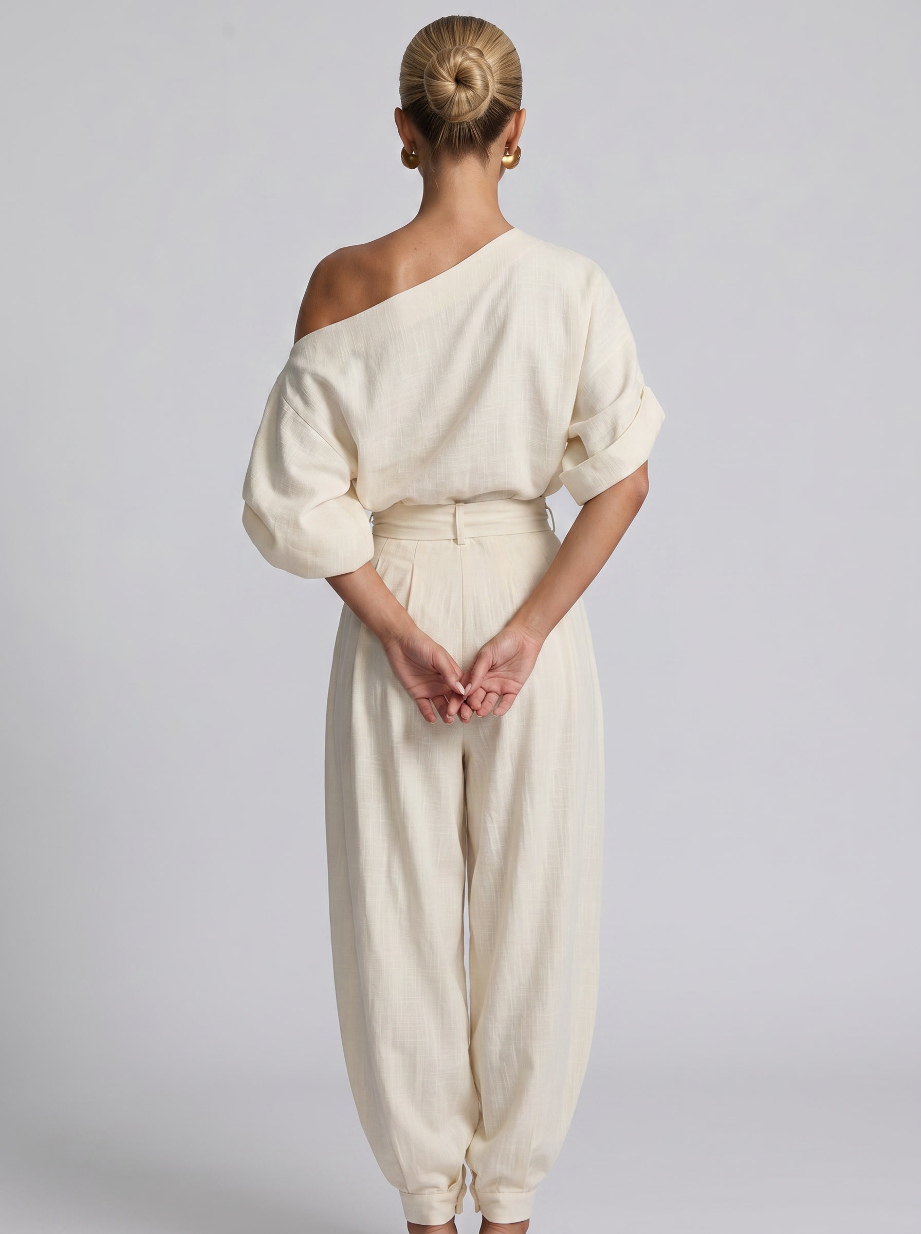 Conjunto de Lino Off-white
