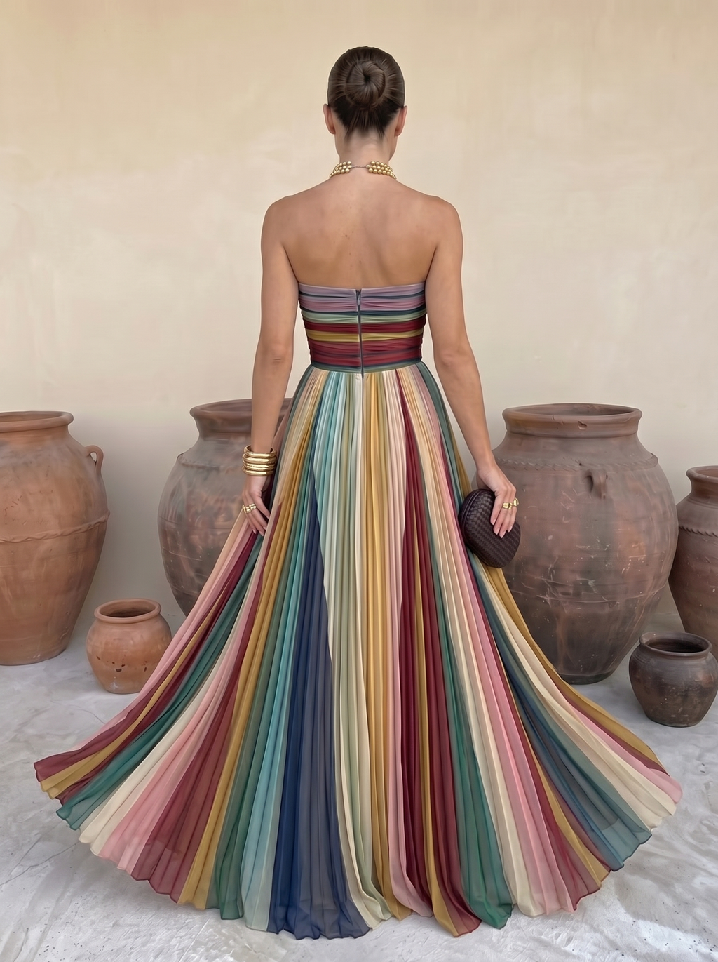Lise - Vestido largo palabra de honor