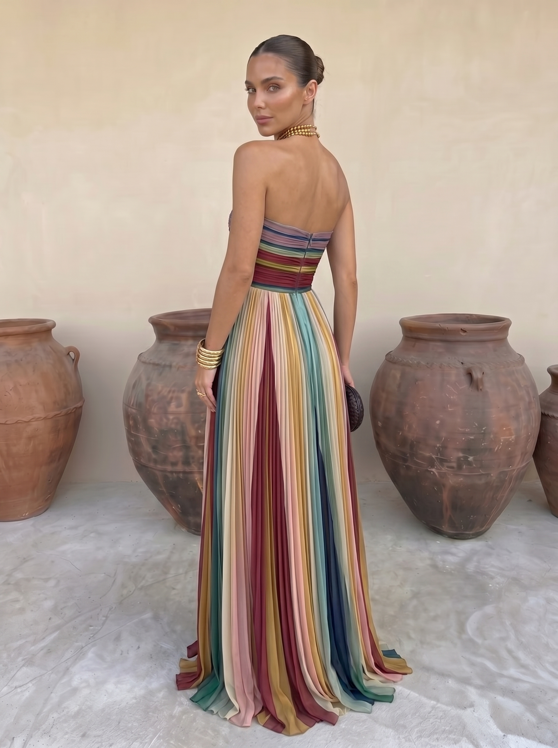 Lise - Vestido largo palabra de honor