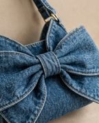 Bolso Brisa Azul - detalle lazo