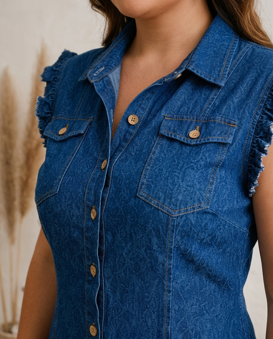 Vestido Evora - detalle tejido