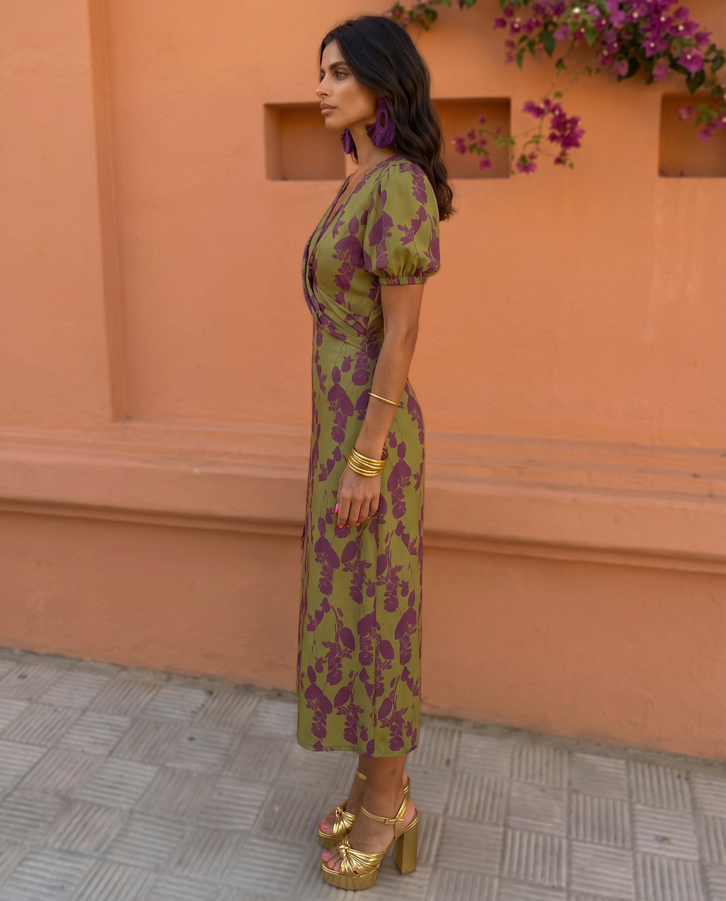 Andrea | Vestido primaveral estampado