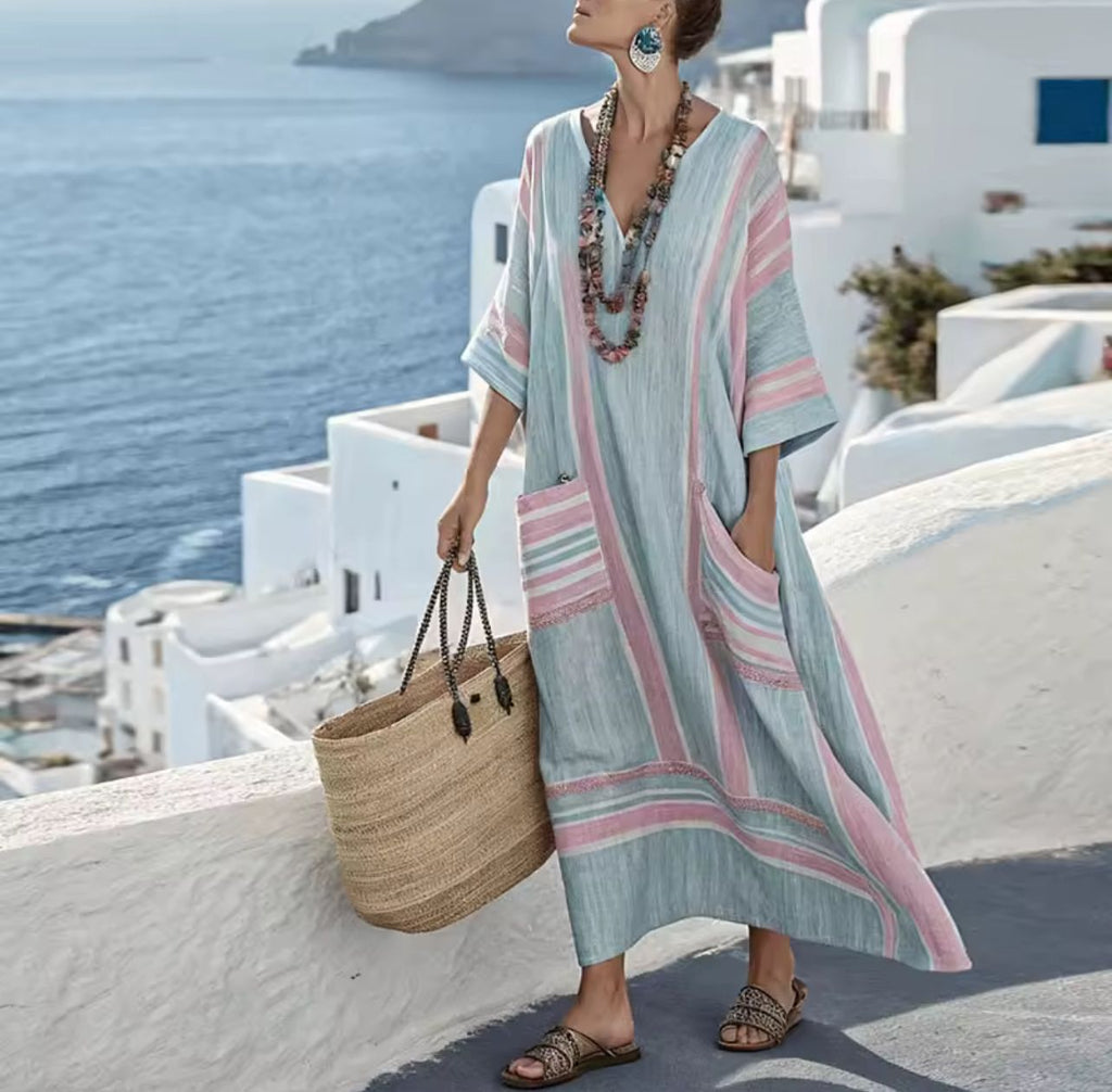 Elegante Mary - Vestido largo de playa para un look veraniego a la moda